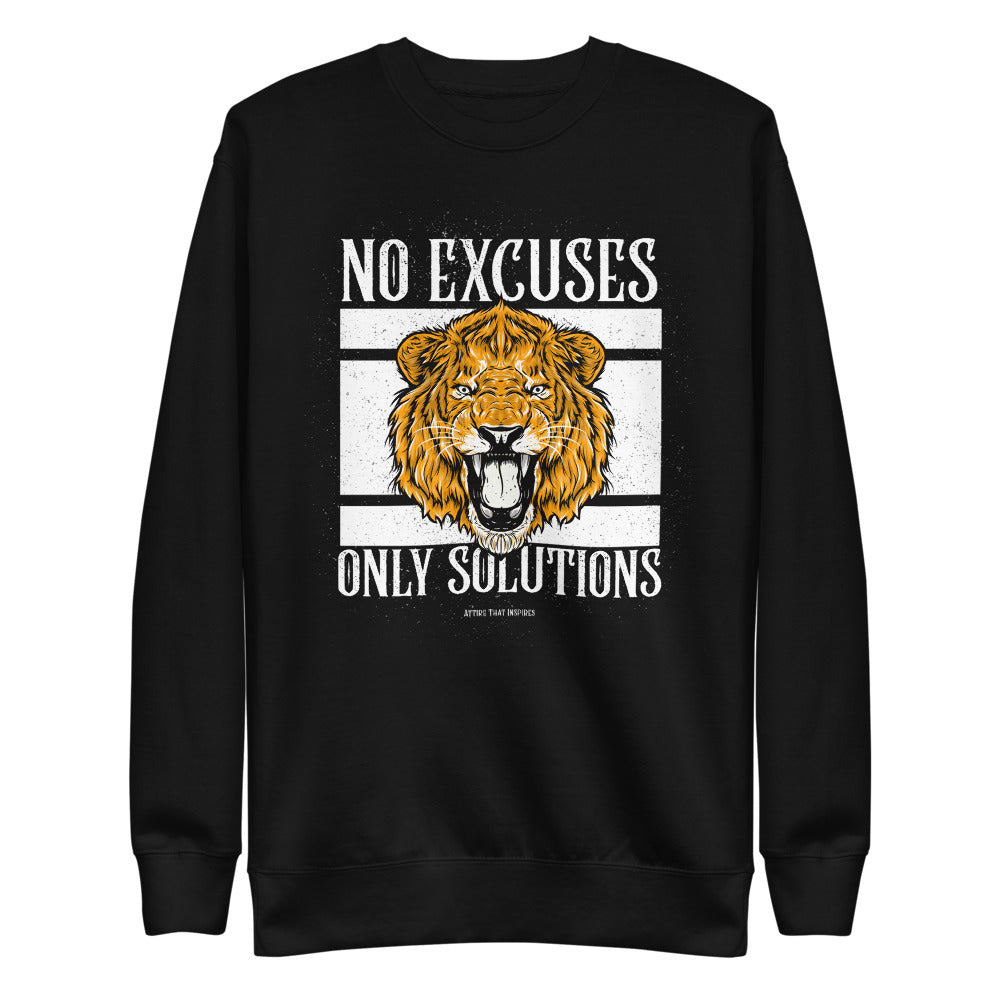 "No Excuses" Unisex Fleece Pullover