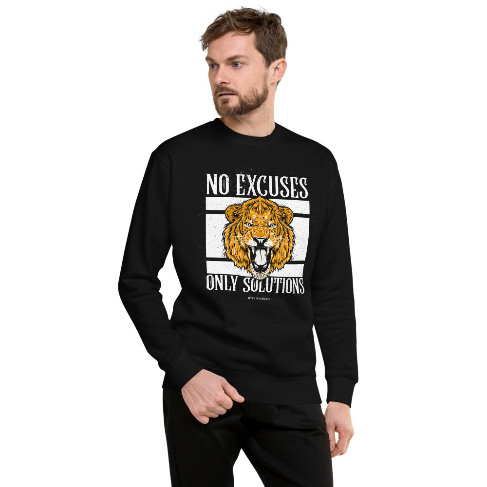 "No Excuses" Unisex Fleece Pullover