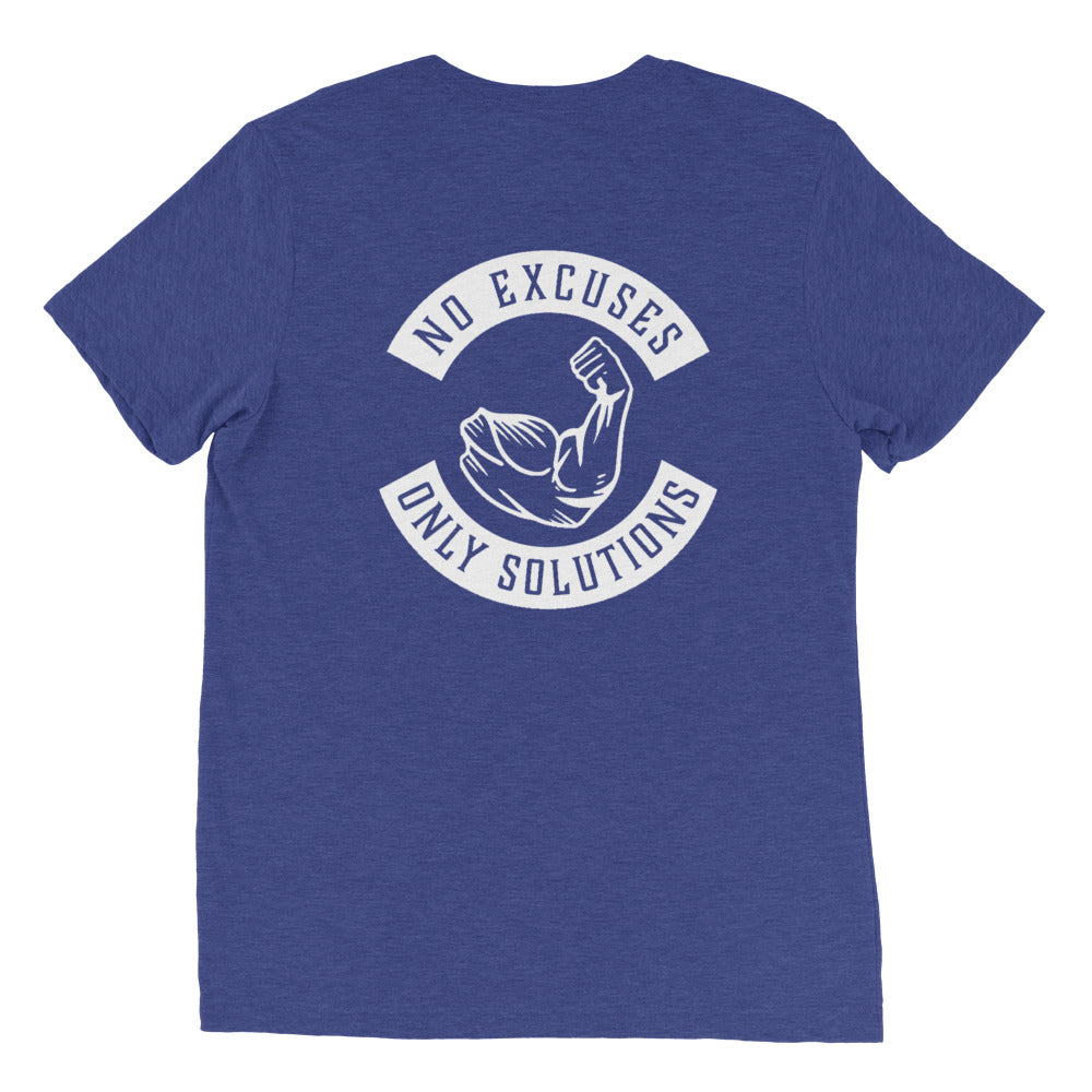 Center Logo "Original No Excuses Back " Short sleeve t-shirt