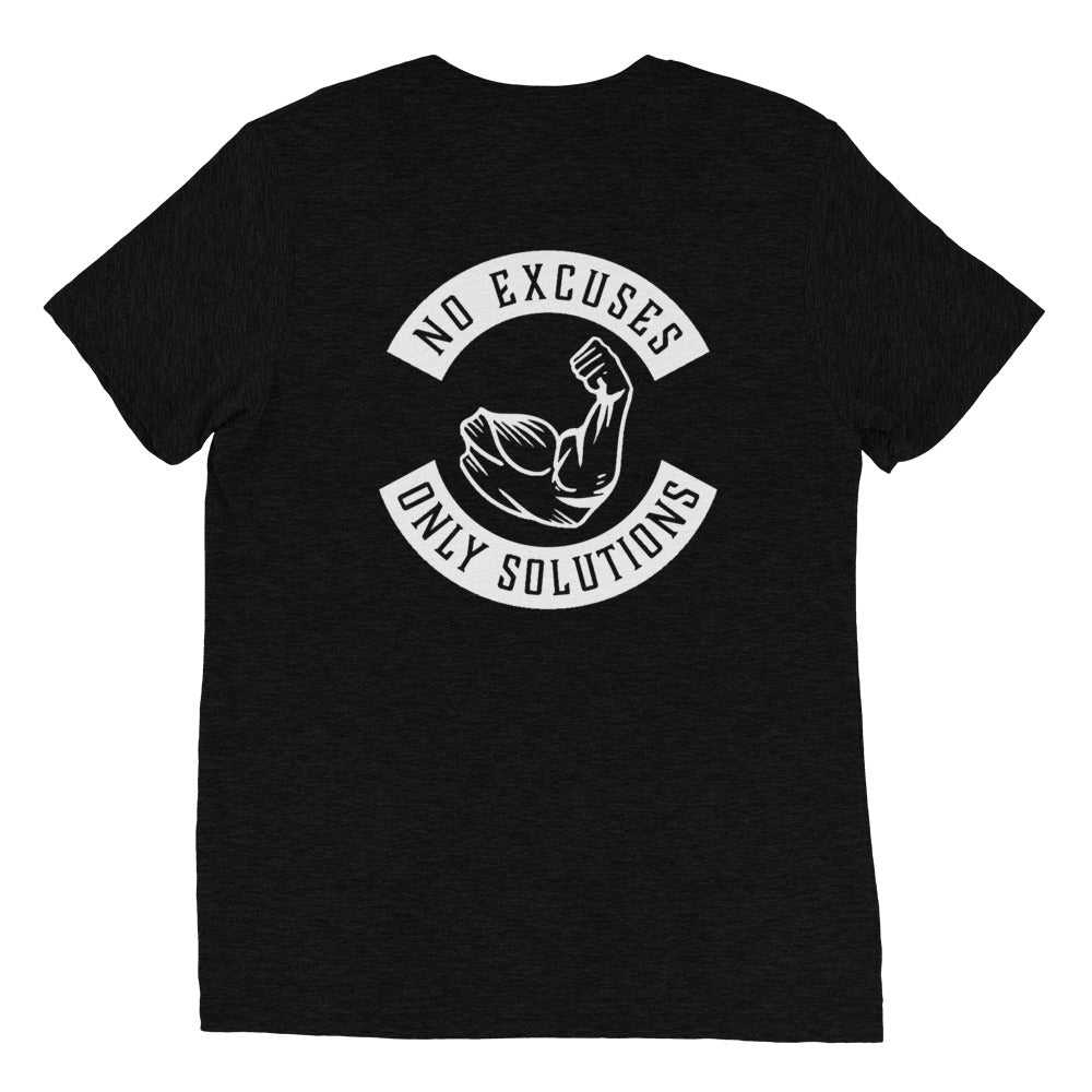 Center Logo "Original No Excuses Back " Short sleeve t-shirt