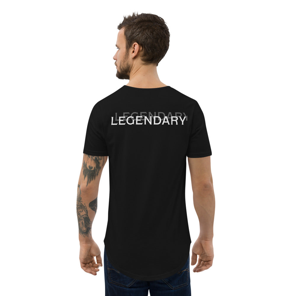 "Legendary" Men's Curved Hem T-Shirt