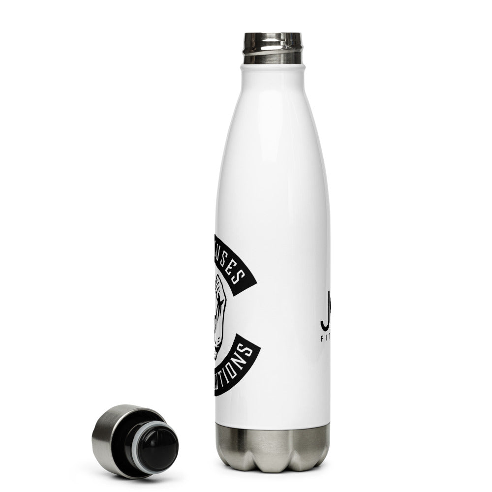 No Excuses Stainless Steel Water Bottle