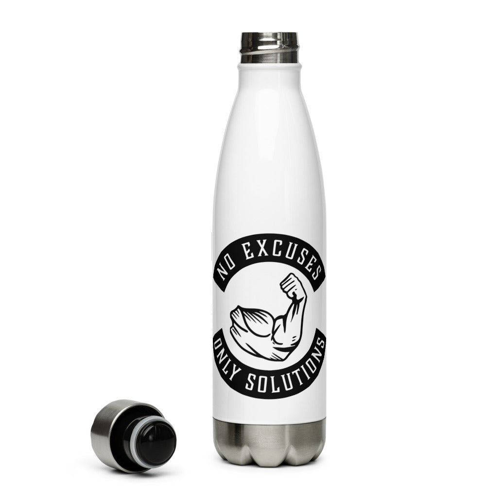 No Excuses Stainless Steel Water Bottle